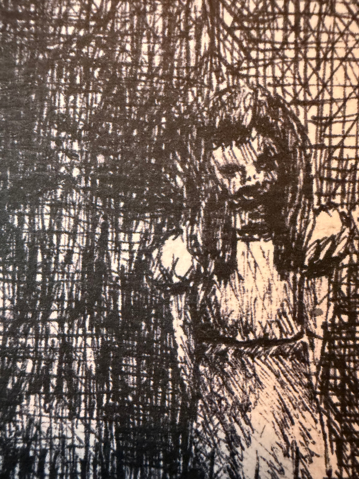 POSTCARD of Creepy Cool Halloween Art, Haunted Child by Suzanne Burbank aka SuziBu.Sketches