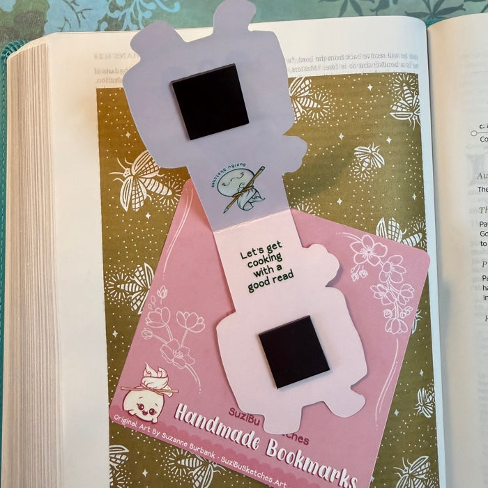 BOOKMARK-MAGNETIC Retro Rice Cooker, Double Laminated, Strong Magnets
