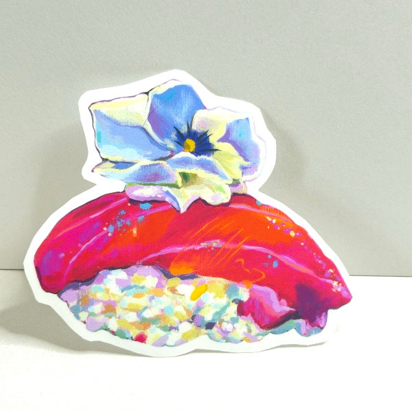STICKER Nigiri Sushi, Vinyl, Waterproof, UV-Resistant, Tear & Scratch Resistant