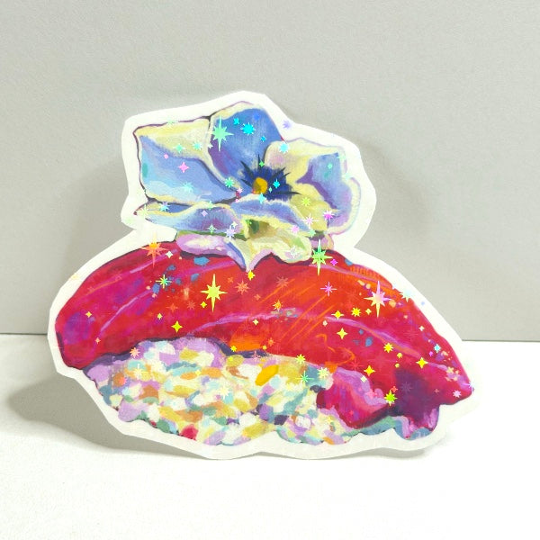 STICKER Nigiri Sushi, Vinyl, Waterproof, UV-Resistant, Tear & Scratch Resistant
